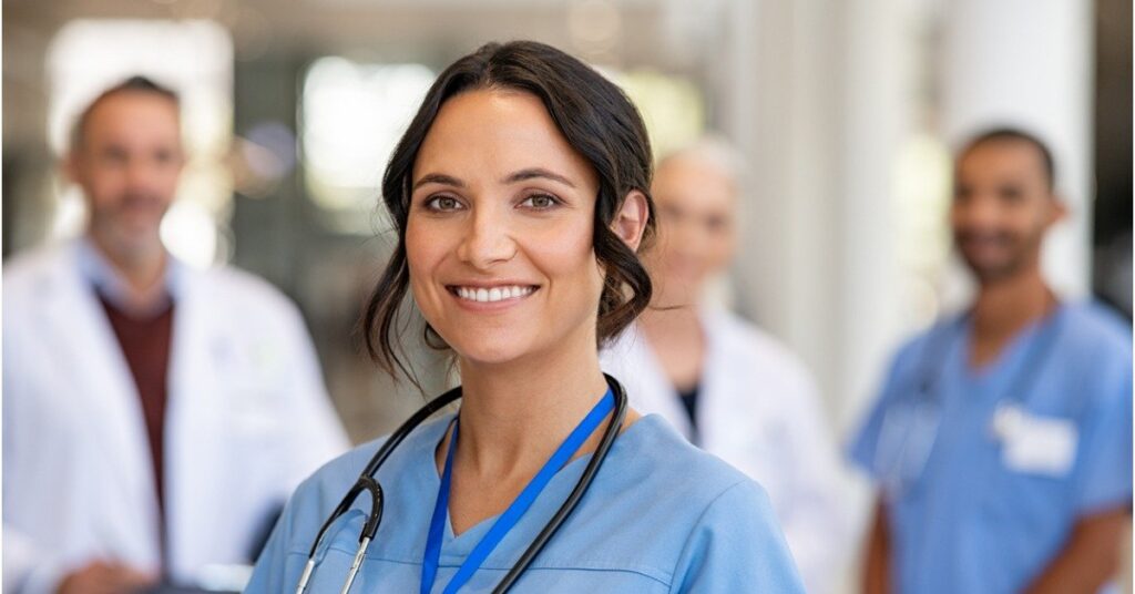 Image of Nurse with Staff